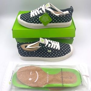 NEW Cariuma Black Polka Dots Canvas US Women's 10